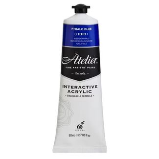 Atelier Interactive Acrylic Paint 80ml S1 - Phthalo Blue