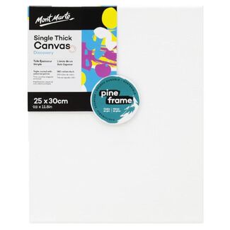 Mont Marte Discovery Canvas Single Thick 25 x 30cm