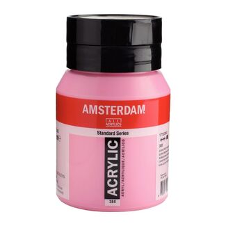 Amsterdam Acrylic Paint 500ml Bottle - Quinacridone Rose Light