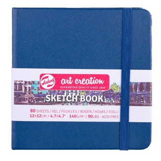 Talens Art Creation Navy Blue Sketchbook 12 x 12 cm 140gsm 80 Sheets