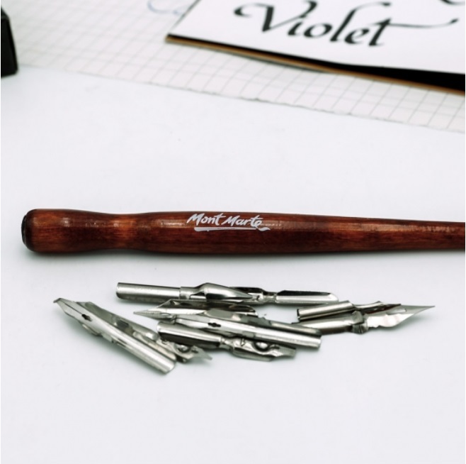 Freund Mayer Calligraphy Dip Pen Set with Blotter