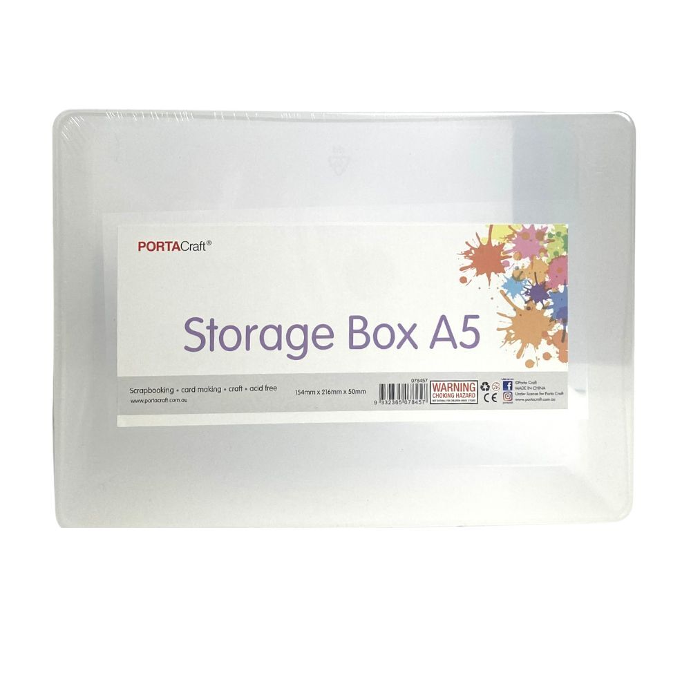 Craft Storage Box A5 (154 x 216 x 50mm)