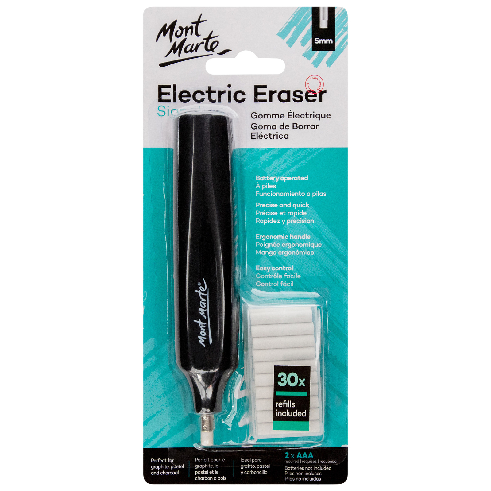 High Light Electric Eraser Drawing Art Material Battery Operated
