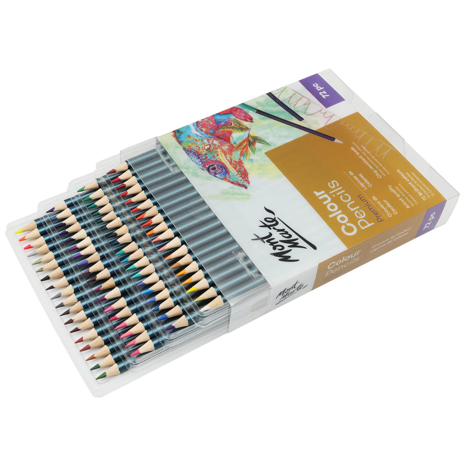 72 Piece Colored Pencil Set in Display Tin