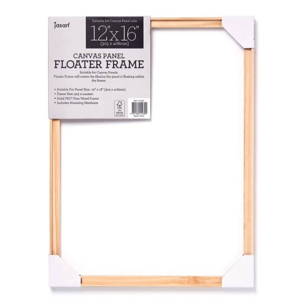 Illusions Floater Frame 16x20 White for 3/4 Canvas - 6 Pack