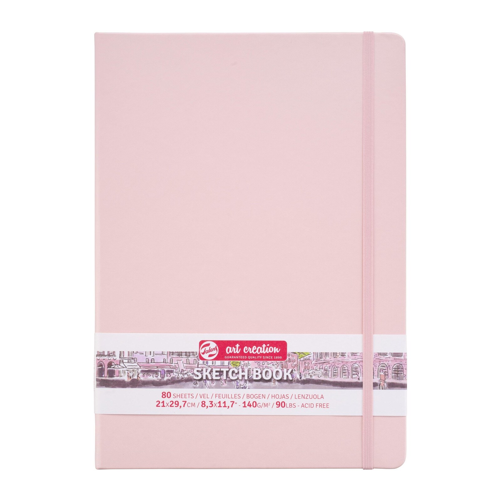 Sketchbook Red 13 x 21 cm 140 g 80 Sheets