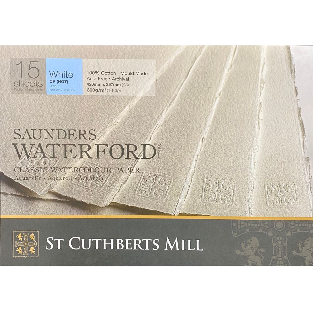Saunders Waterford Watercolour Paper 300gsm - Atlantis Art Materials