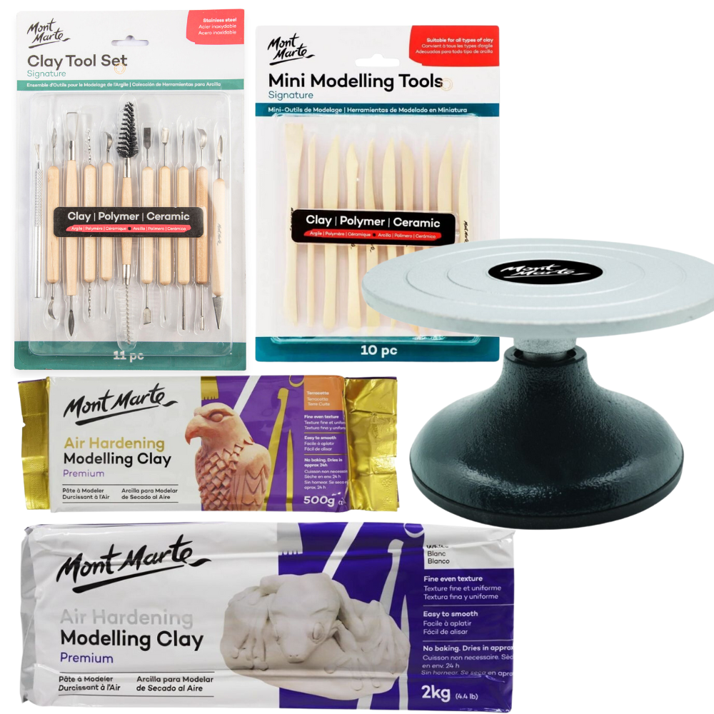 11 PCS Polymer Clay Tools Kit Wood Ceramics Tools Air Dry Pottery