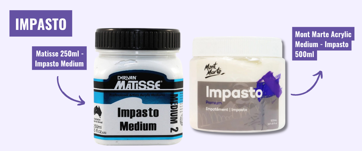 How to Use Impasto Medium 