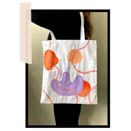 Art Shed Blog Painting DIY Tote Bag Designs with Fabric Paint