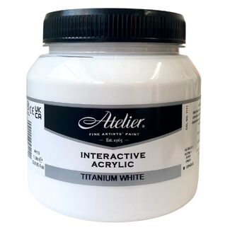 Atelier Interactive Acrylic Paint 1L S1 - Titanium White