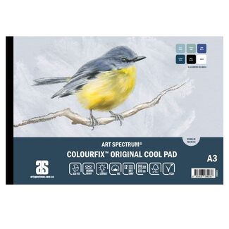 Art Spectrum Colourfix Original Medium Texture Pad A3 340gsm 12 Sheets - Cool Pad