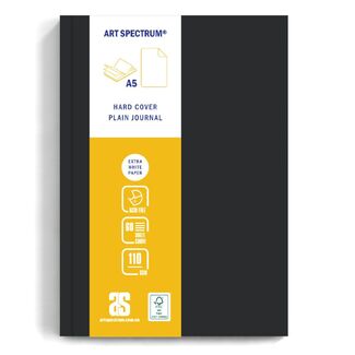 Art Spectrum Black Hard Cover Journal A5 110gsm 60 Sheets