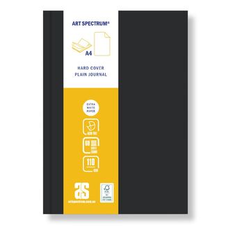 Art Spectrum Black Hard Cover Journal A4 110gsm 60 Sheets