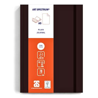 Art Spectrum Soft Cover Plain Journal A5 70gsm 192 Sheets - Burgundy