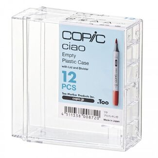 Copic Empty Acrylic Case for 12 Ciao Markers