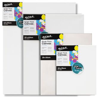 Mont Marte Discovery Canvas Single Thick Nested - 4 Pack
