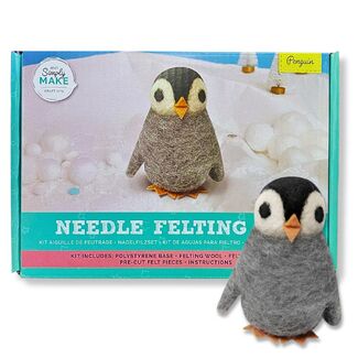 Simply Make Needle Felting Kit - Penguin