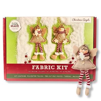 Simply Make Fabric Kit - Christmas Angels