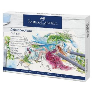 Faber Castell Goldfaber Watercolour Pencil Gift Set