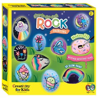 Faber Castell Creativity for Kids Glow in the Dark Rock Painting Kit