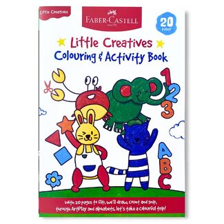 Faber Castell Little Creatives Colouring & Activity Book 20 Pages 