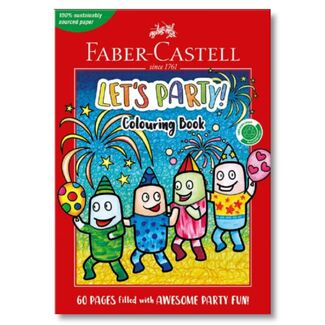 Faber Castell Colouring Book 60 Pages - Let's Party