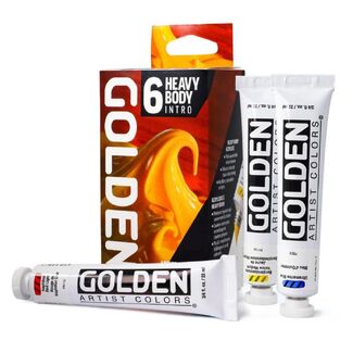 Golden Heavy Body Acrylic Paint Intro Set 6pc