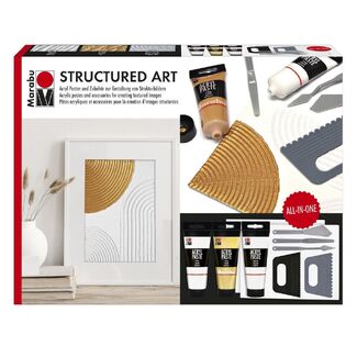 Marabu Structured Art Acrylic Paste Set