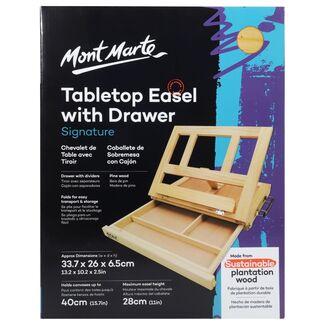 Mont Marte Brush Box Desk Easel