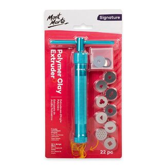 Mont Marte Anodised Aluminium Clay Extruder 22pc