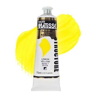 Matisse Structure Acrylic 75ml S7 - Lemon Yellow