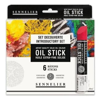 Sennelier Oil Stick 6pc Set - Introductory Selection