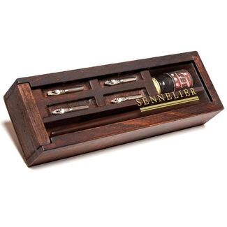 Sennelier Indian Ink 'A La Pagode' Wooden Box Set