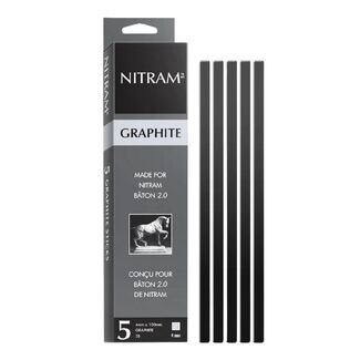 Nitram Graphite Refills Pack of 5 - 4mm 3B