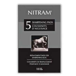 Nitram Sharpening Bloc Replacement Pads Pack of 5