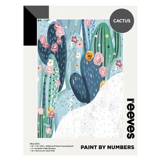 Reeves Artist Acrylic Paint By Numbers - Cactus