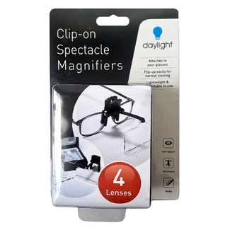 Daylight Clip On Glasses/Spectacles Magnifiers