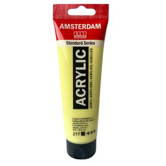 Amsterdam Acrylic Paint 120ml Tube - Pastel Permanent Lemon Yellow Light