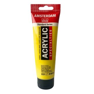 Amsterdam Acrylic Paint 120ml Tube - Metallic Yellow