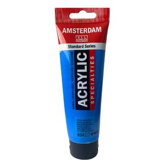 Amsterdam Acrylic Paint 120ml Tube - Metallic Blue