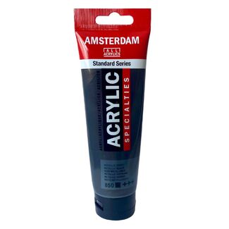 Amsterdam Acrylic Paint 120ml Tube - Metallic Black