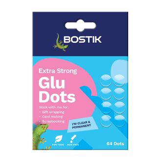 Bostik Glu Dots Extra Strong 64pc