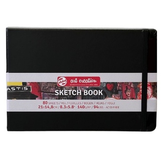 Talens Art Creation Black Sketchbook 21 x 14 cm 140gsm 80 Sheets