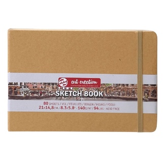 Talens Art Creation Kraft Sketchbook 21 x 14 cm 140gsm 80 Sheets