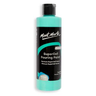 Mont Marte SuperCell Pouring Paint 240ml Bottle - Turquoise